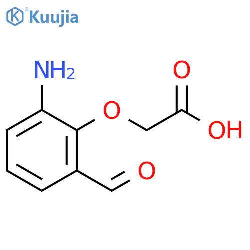 (2-amino-6-formylphenoxy)acetic Acid structure