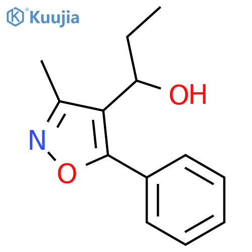 4-Isoxazolemethanol, a-ethyl-3-methyl-5-phenyl- structure