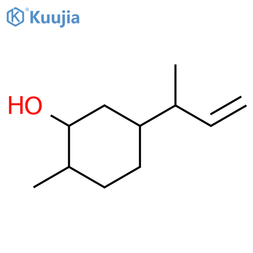 Cyclohexanol, 2-methyl-5-(1-methyl-2-propenyl)- structure