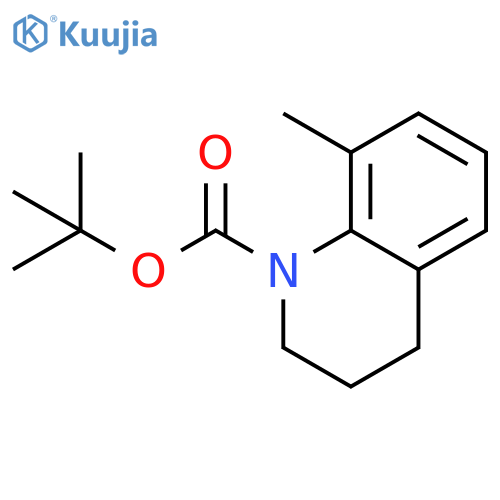 tert-Butyl 8-methyl-3,4-dihydroquinoline-1(2H)-carboxylate structure