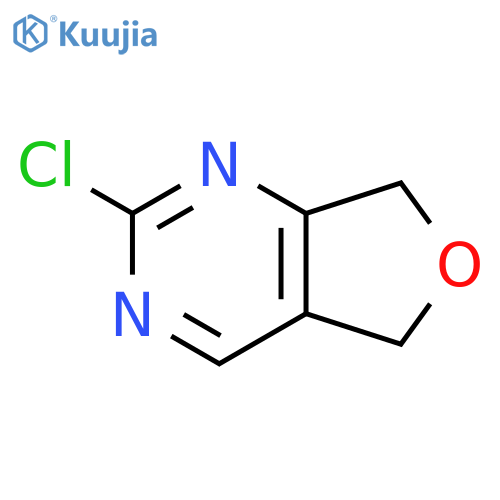 2-chloro-5H,7H-furo3,4-dpyrimidine structure