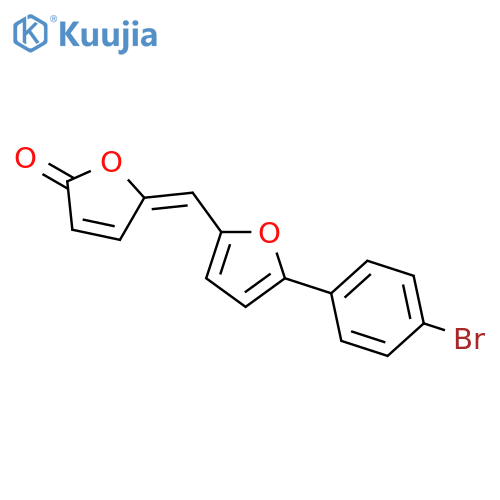 2(5H)-FURANONE, 5-[[5-(4-BROMOPHENYL)-2-FURANYL]METHYLENE]-, (E)- structure
