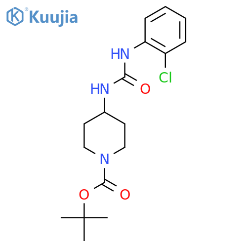 Tert-Butyl 4-[3-(2-chlorophenyl)ureido]piperidine-1-carboxylate structure