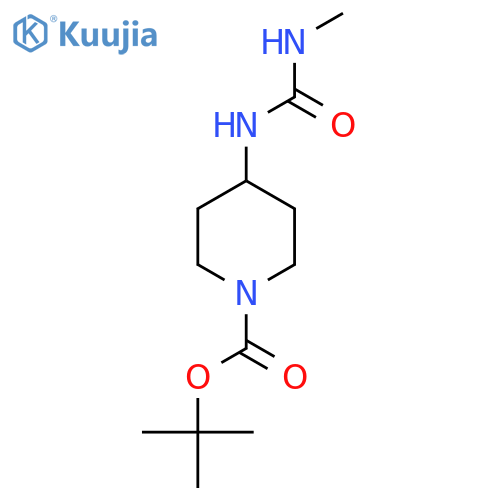 Tert-Butyl 4-(3-methylureido)piperidine-1-carboxylate structure
