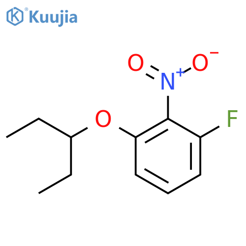 1-Fluoro-2-nitro-3-(pentan-3-yloxy)benzene structure