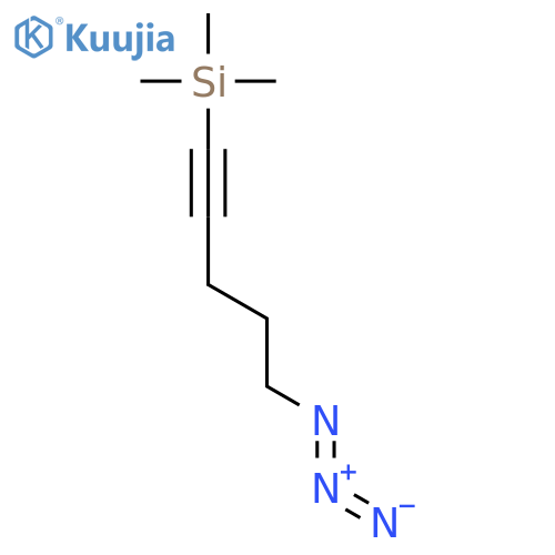 1-Pentyne, 5-azido-1-(trimethylsilyl)- structure