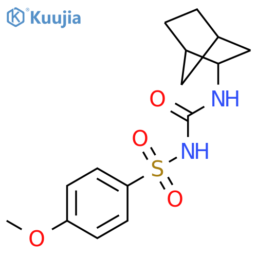 BENZENESULFONAMIDE, N-[(BICYCLO[2.2.1]HEPT-2-YLAMINO)CARBONYL]-4-METHOXY- structure