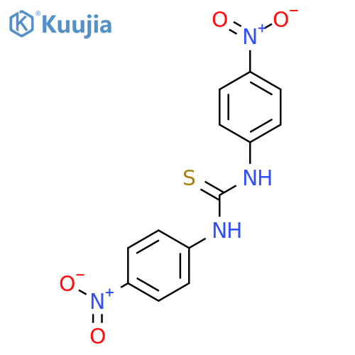 Thiourea,N,N'-bis(4-nitrophenyl)- structure
