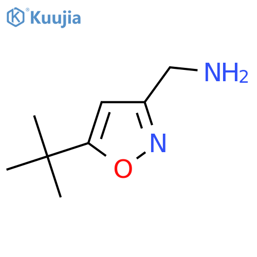 (5-(tert-Butyl)isoxazol-3-yl)methanamine structure