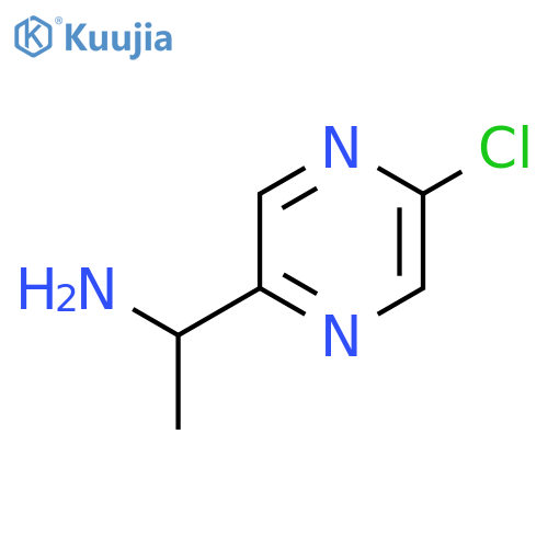 1-(5-Chloropyrazin-2-yl)ethan-1-amine structure