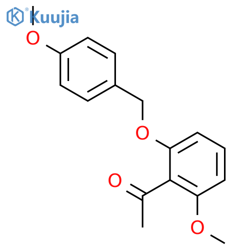 2'-Methoxy-6'-(4-methoxybenzyloxy)acetophenone structure