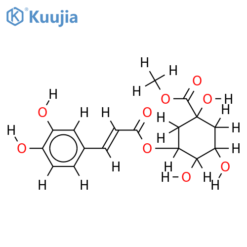 3-caffeoylquinic acid methyl ester structure