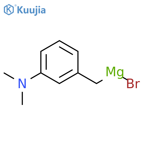 Magnesium, bromo[[3-(dimethylamino)phenyl]methyl]- structure