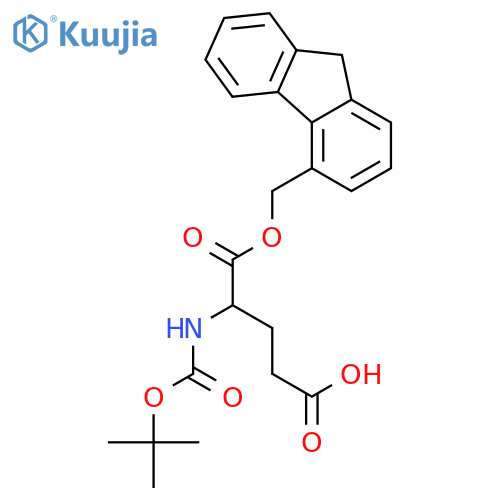 Boc-glu(ofm)-oh structure