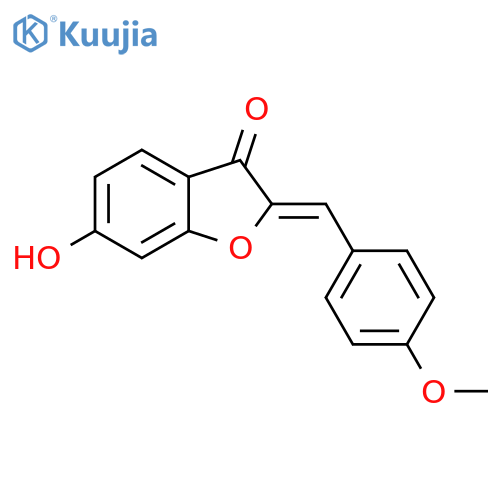 (Z)-6-Hydroxy-2-(4-methoxybenzylidene)benzofuran-3(2H)-one structure