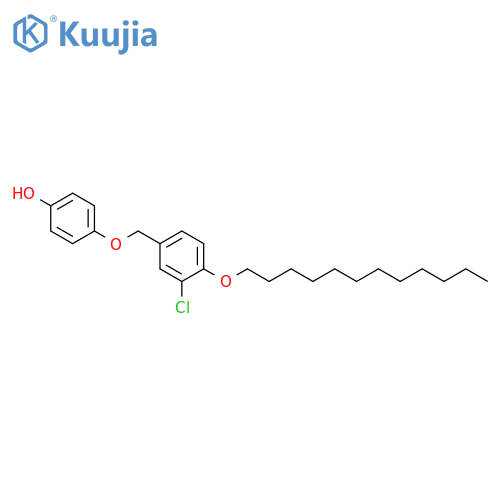 Phenol, 4-[[3-chloro-4-(dodecyloxy)phenyl]methoxy]- structure