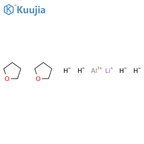 Lithium aluminium hydride bis(tetrahydrofuran) structure