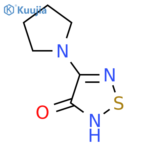 4-(pyrrolidin-1-yl)-1,2,5-thiadiazol-3-ol structure