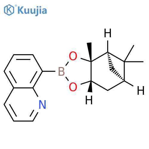 8-(1S,2S,6R,8S)-6,9,9-Trimethyl-3,5-dioxa-4-boratricyclo6.1.1.02,6decan-4-ylquinoline structure