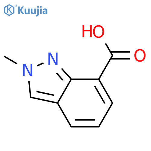 2-methyl-2H-indazole-7-carboxylic acid structure