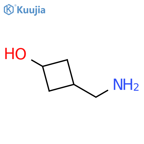 trans-3-(Aminomethyl)cyclobutanol structure