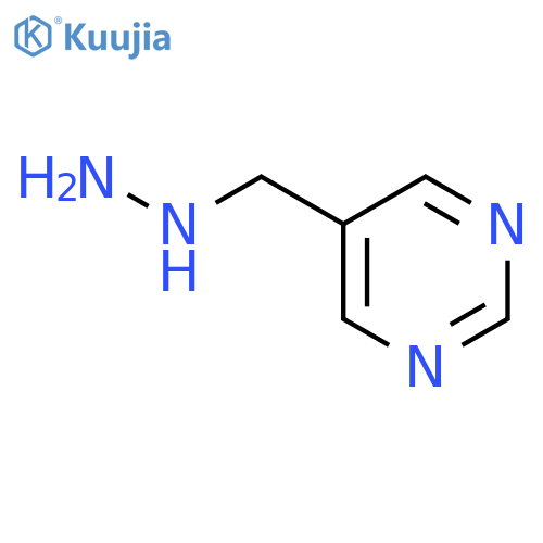 5-(Hydrazinylmethyl)pyrimidine Hydrochloride structure