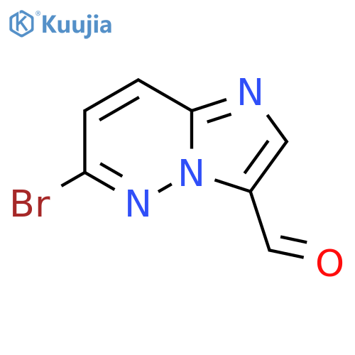 6-bromoimidazo[1,2-b]pyridazine-3-carbaldehyde structure