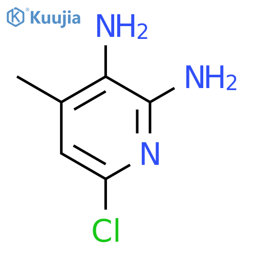 6-chloro-4-methylpyridine-2,3-diamine structure