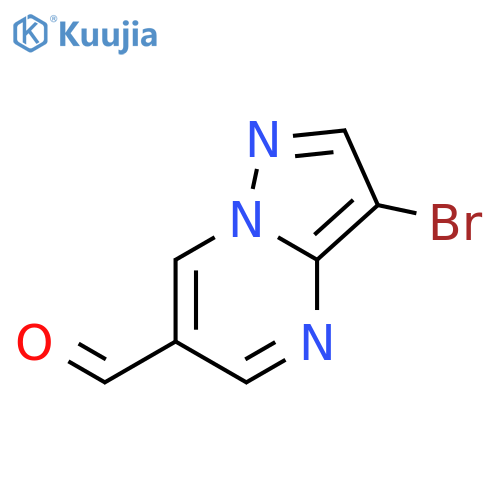 3-Bromopyrazolo[1,5-A]pyrimidine-6-carbaldehyde structure