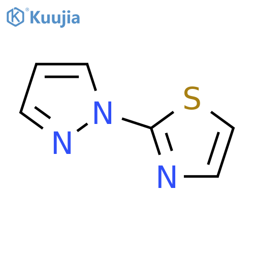 2-(1H-pyrazol-1-yl)-1,3-thiazole structure