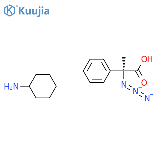 (S)-azido-α-methyl-phenylglycine CHA salt structure