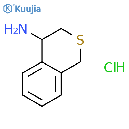 3,4-Dihydro-1H-isothiochromen-4-amine hydrochloride structure