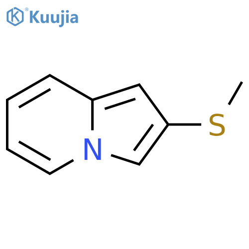 Indolizine, 2-(methylthio)- structure