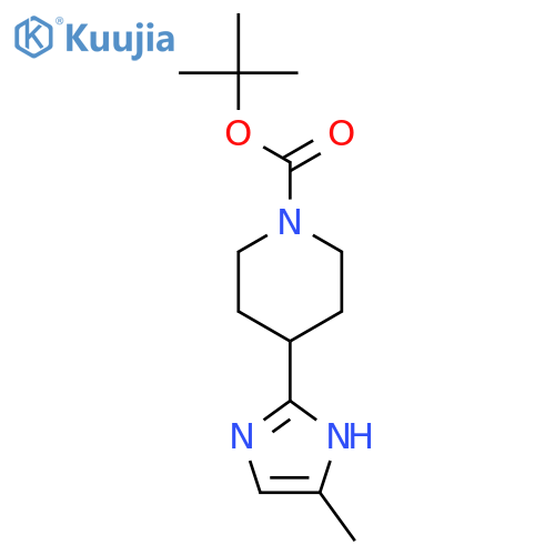 4-(4(5)-Methyl-1h-imidazol-2-yl)-piperidine-1-carboxylic acid tert-butyl ester structure