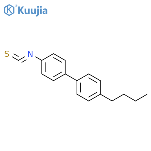 1,1'-Biphenyl, 4-butyl-4'-isothiocyanato- structure