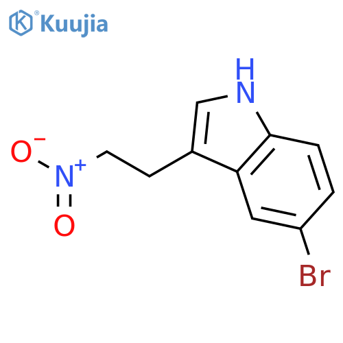 1H-Indole, 5-bromo-3-(2-nitroethyl)- structure