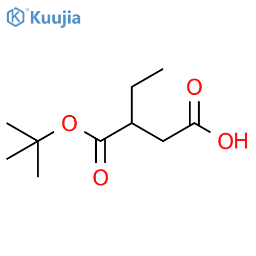 Butanedioic acid, 2-ethyl-, 1-(1,1-dimethylethyl) ester structure