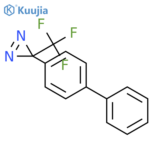 3H-Diazirine, 3-[1,1'-biphenyl]-4-yl-3-(trifluoromethyl)- structure