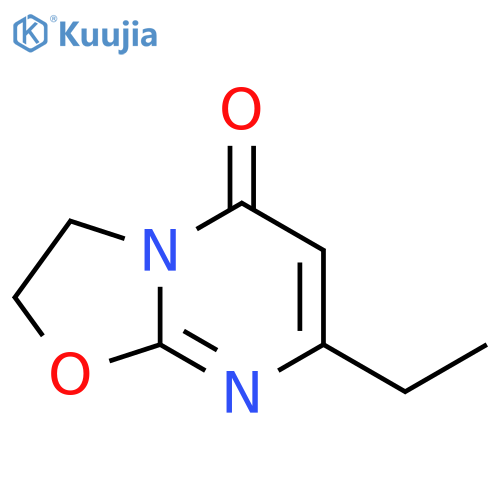 5H-Oxazolo[3,2-a]pyrimidin-5-one, 7-ethyl-2,3-dihydro- structure