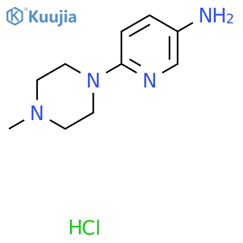 6-(4-Methylpiperazin-1-yl)pyridin-3-amine hydrochloride structure