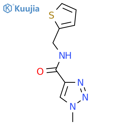 1-methyl-N-(thiophen-2-yl)methyl-1H-1,2,3-triazole-4-carboxamide structure