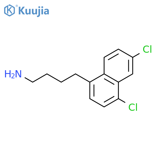 1-Naphthalenebutanamine, 4,6-dichloro- structure