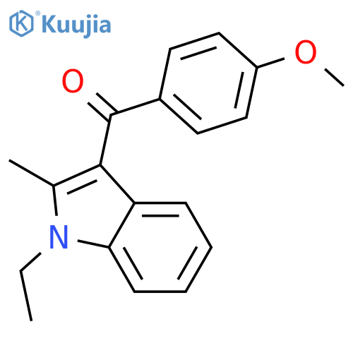 Methanone, (1-ethyl-2-methyl-1H-indol-3-yl)(4-methoxyphenyl)- structure