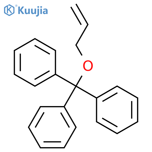 Benzene, 1,1',1''-[(2-propenyloxy)methylidyne]tris- structure