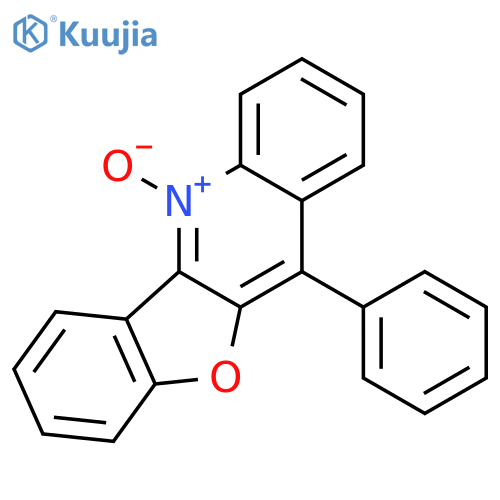 Benzofuro[3,2-b]quinoline, 11-phenyl-, 5-oxide structure