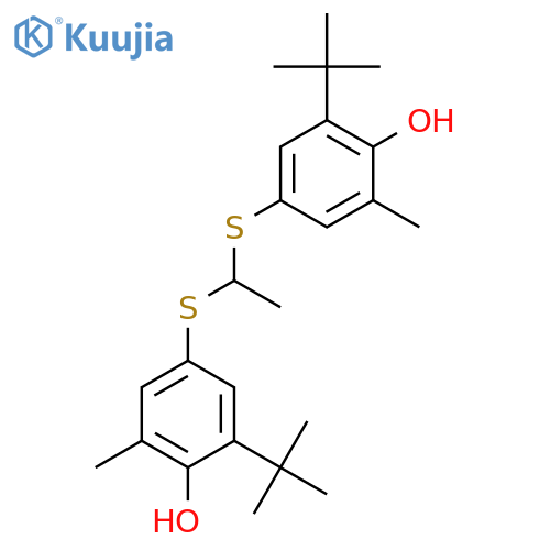 Phenol, 4,4'-[ethylidenebis(thio)]bis[2-(1,1-dimethylethyl)-6-methyl- structure