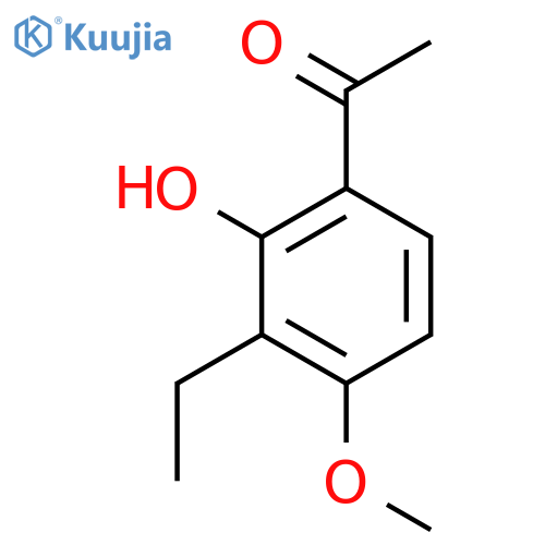 Ethanone, 1-(3-ethyl-2-hydroxy-4-methoxyphenyl)- structure