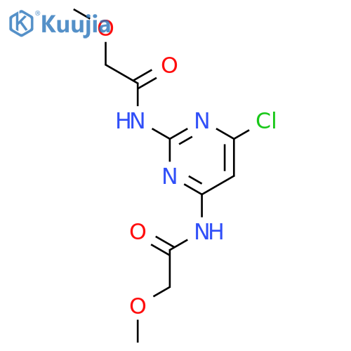 Acetamide, N,N'-(6-chloro-2,4-pyrimidinediyl)bis[2-methoxy- structure