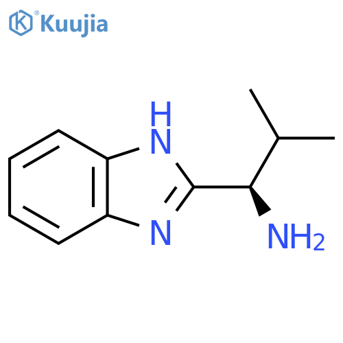 (R)-1-(1H-Benzimidazol-2-yl)-2-methylpropylamine structure