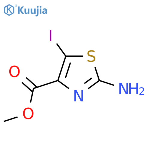 Methyl 2-amino-5-iodothiazole-4-carboxylate structure